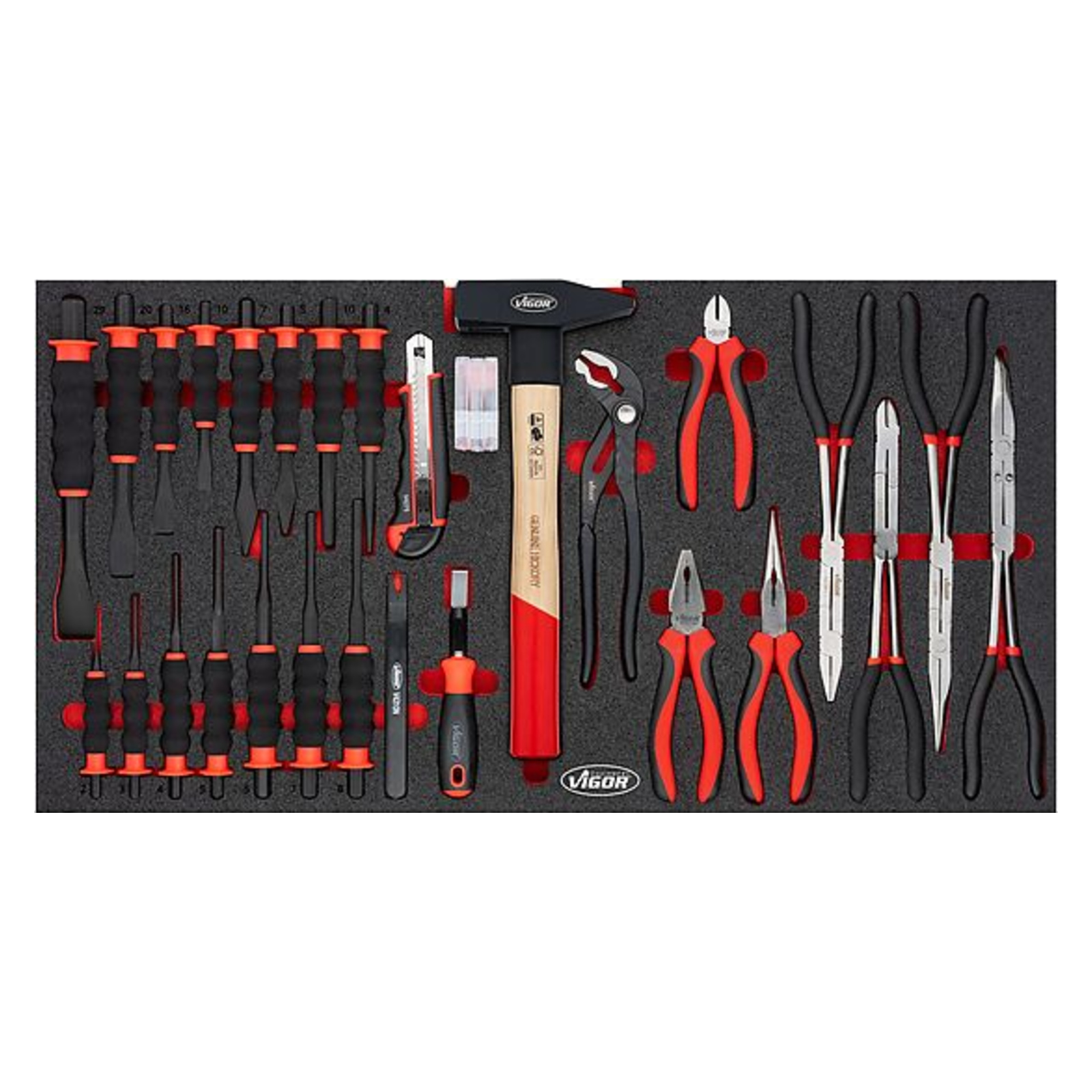 Jeu de pinces grattoirs pour séries XL  VIGOR - V7015N