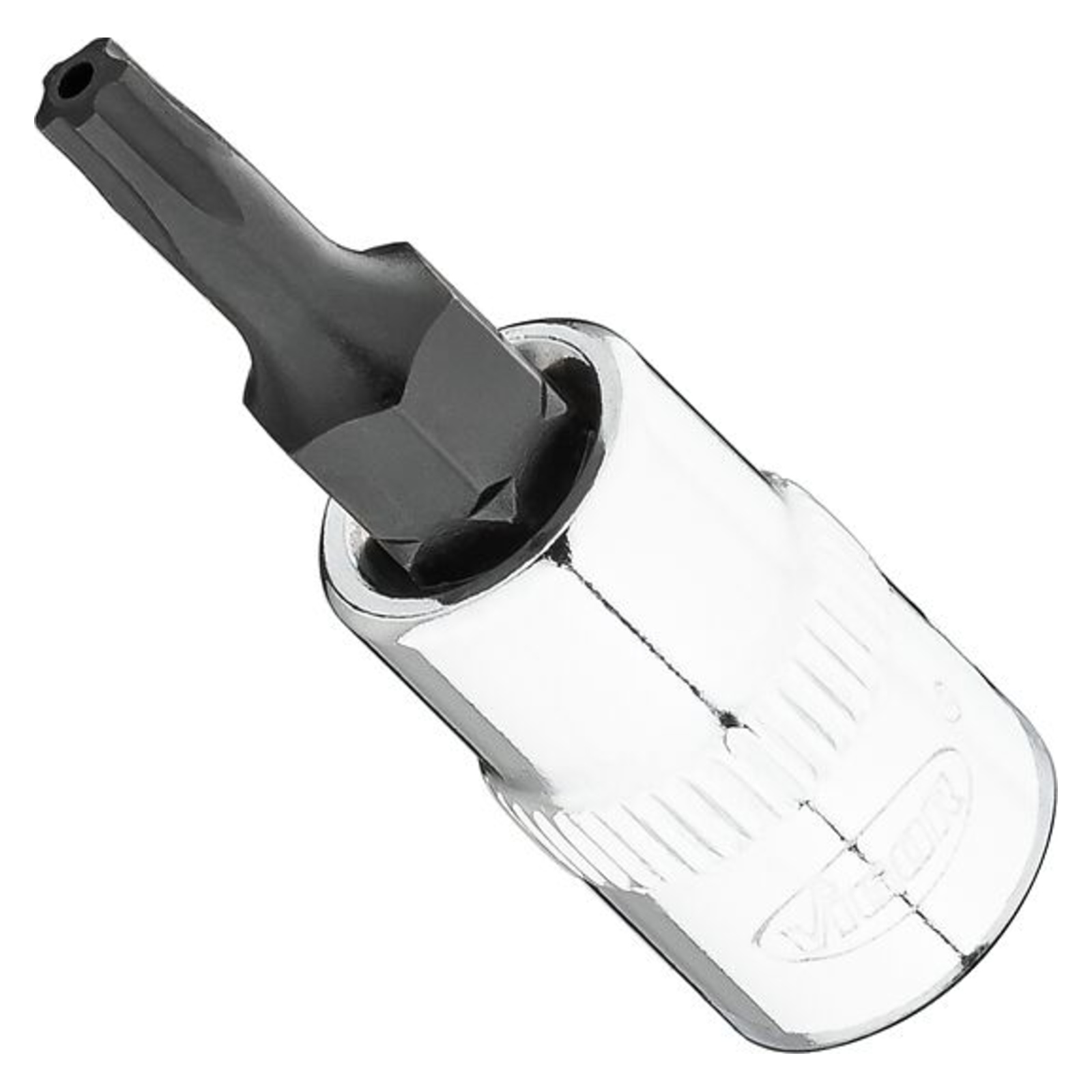 Douille mâle Profil intérieur avec 5 flancs arrondis avec perçage frontal (similaire à TORX®) 1⁄4″  VIGOR - V7037-IPR15
