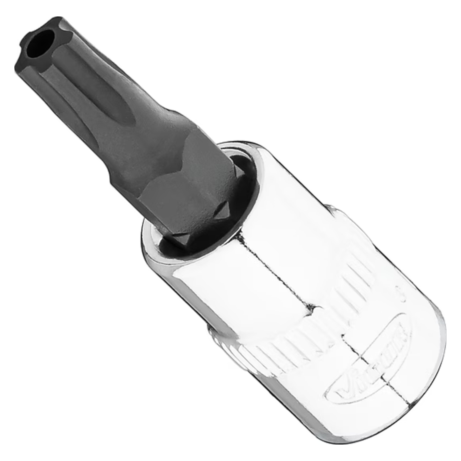 Douille mâle Profil intérieur avec 5 flancs arrondis avec perçage frontal (similaire à TORX®) 1⁄4″  VIGOR - V7037-IPR27