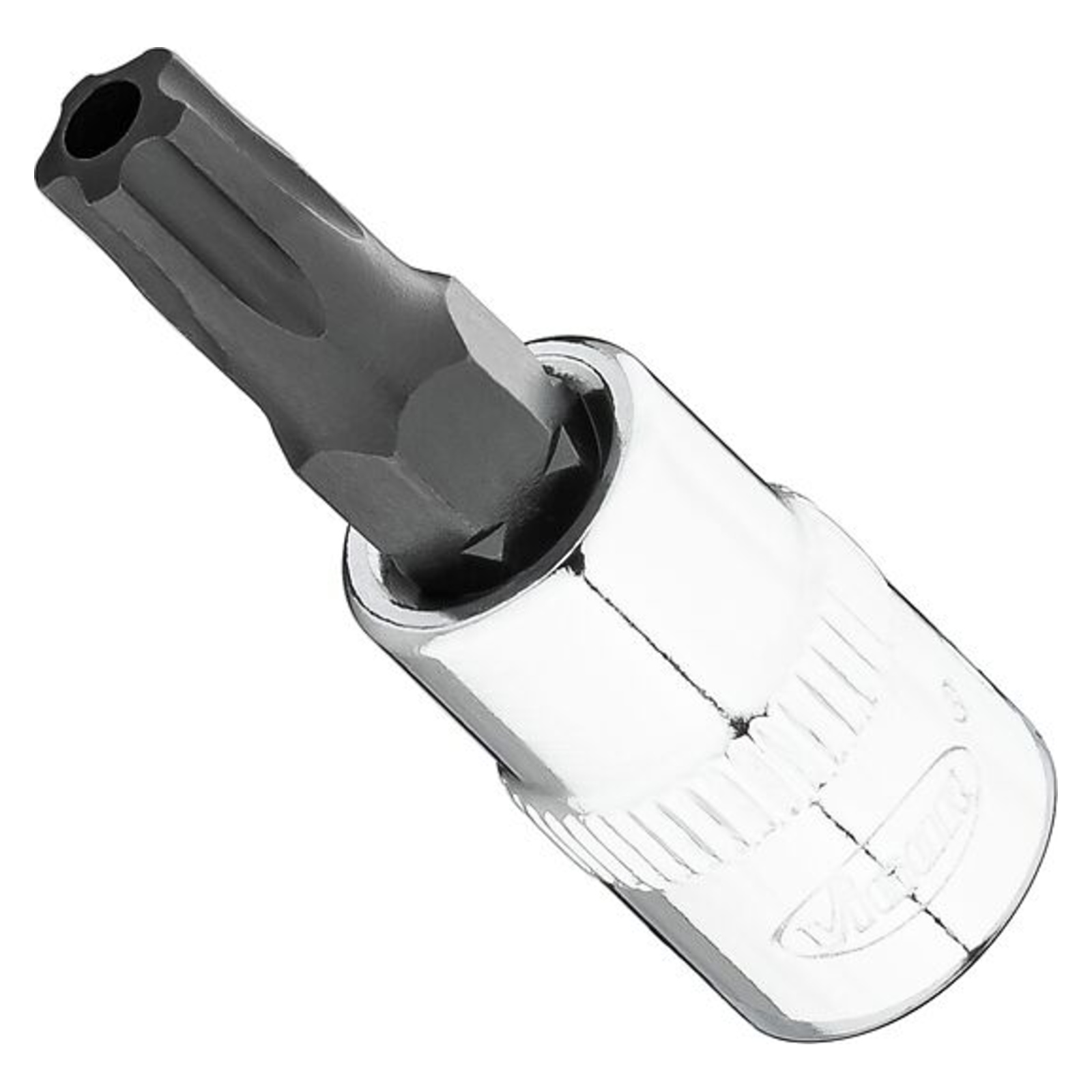 Douille mâle Profil intérieur avec 5 flancs arrondis avec perçage frontal (similaire à TORX®) 1⁄4″  VIGOR - V7037-IPR30
