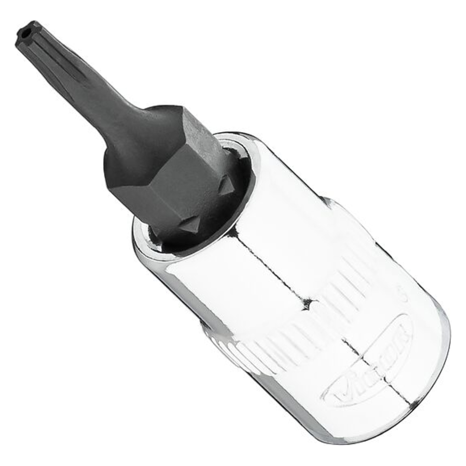 Douille mâle Profil intérieur avec 5 flancs arrondis avec perçage frontal (similaire à TORX®) 1⁄4″  VIGOR - V7037-IPR8