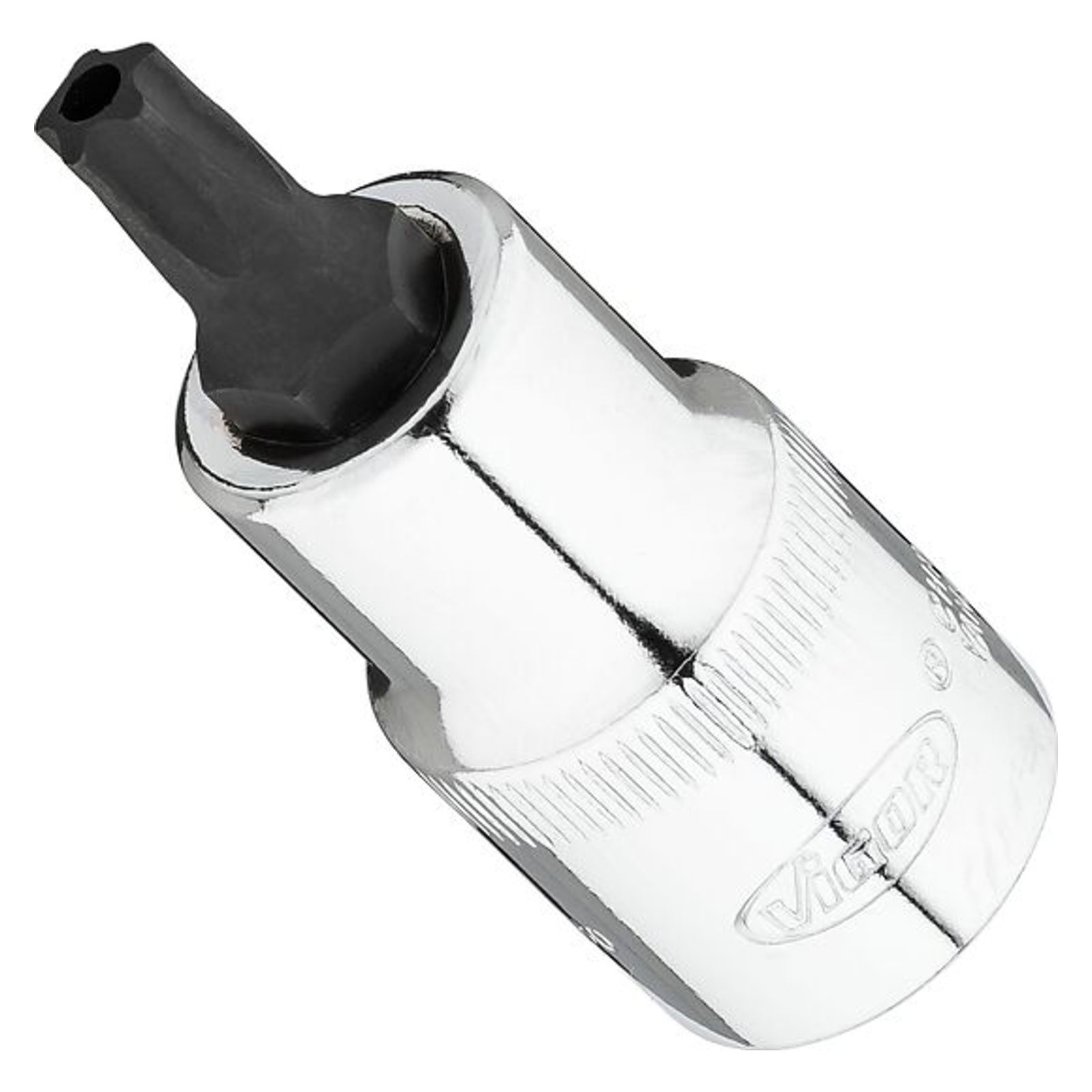 Douille mâle Profil intérieur avec 5 flancs arrondis avec perçage frontal (similaire à TORX®) 1⁄2″ VIGOR - V7055-IPR40