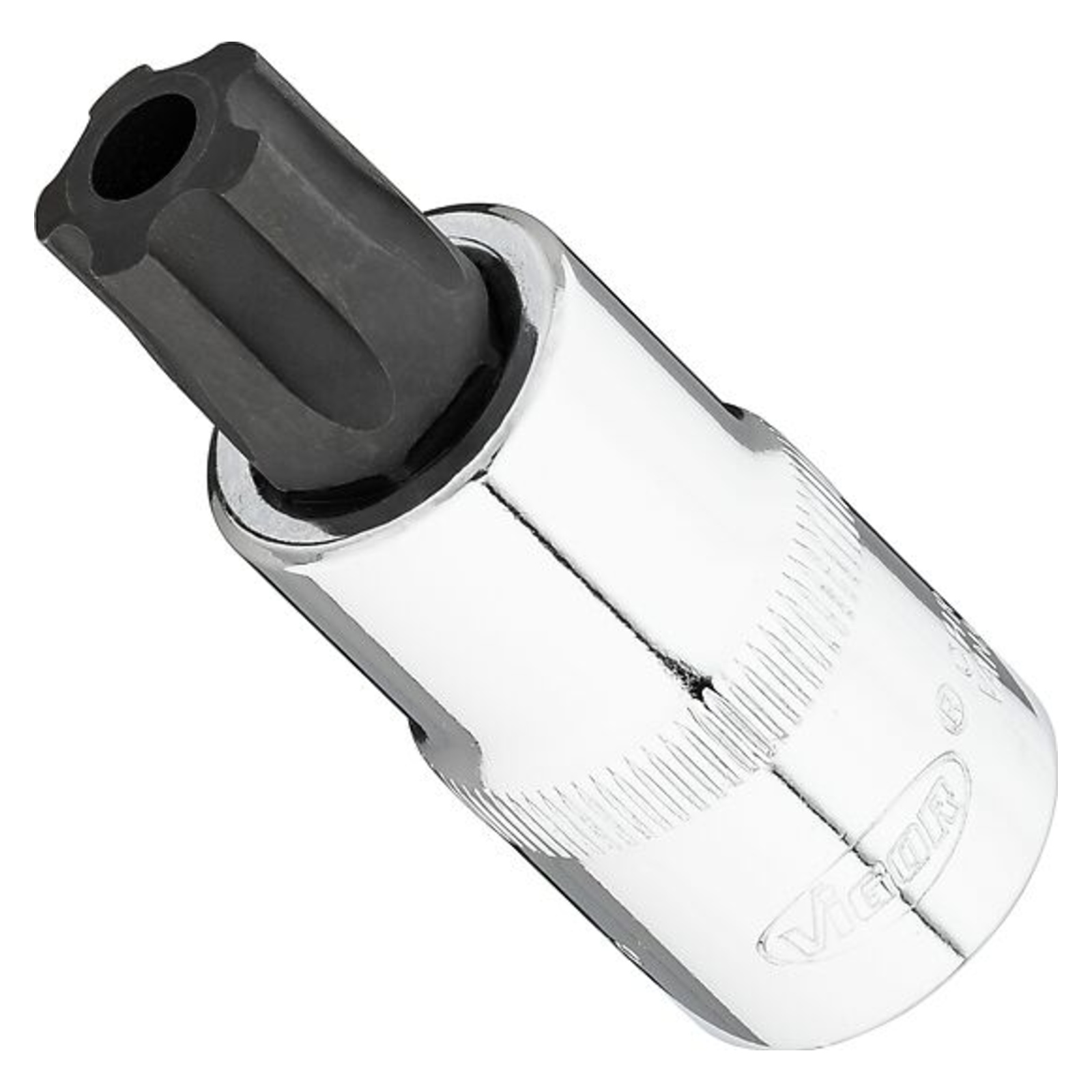 Douille mâle Profil intérieur avec 5 flancs arrondis avec perçage frontal (similaire à TORX®) 1⁄2″ VIGOR - V7055-IPR60