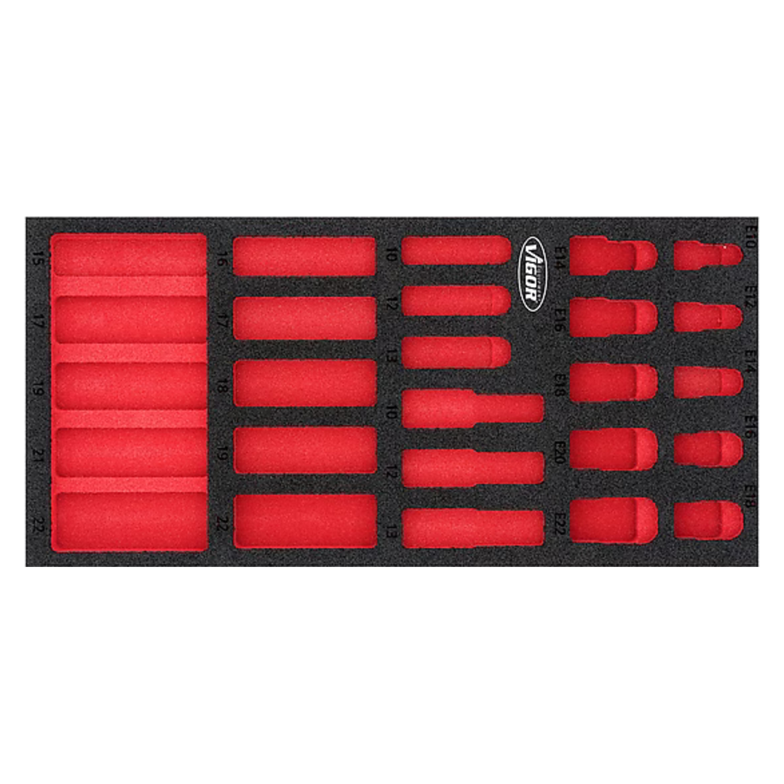 Garniture en mousse souple vide  VIGOR - V7323-L