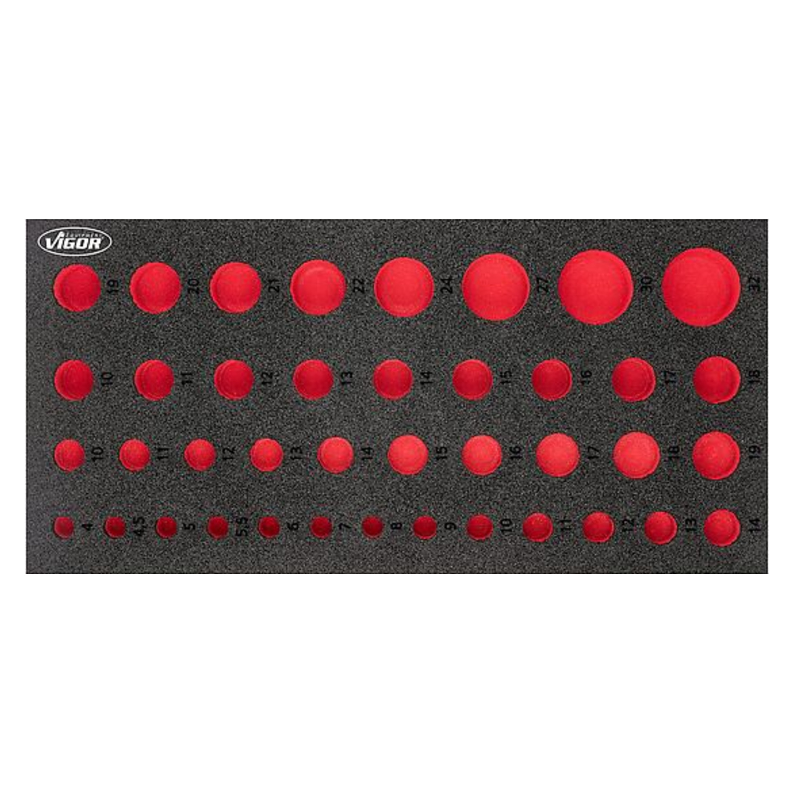 Garniture en mousse souple vide  VIGOR - V7520-L