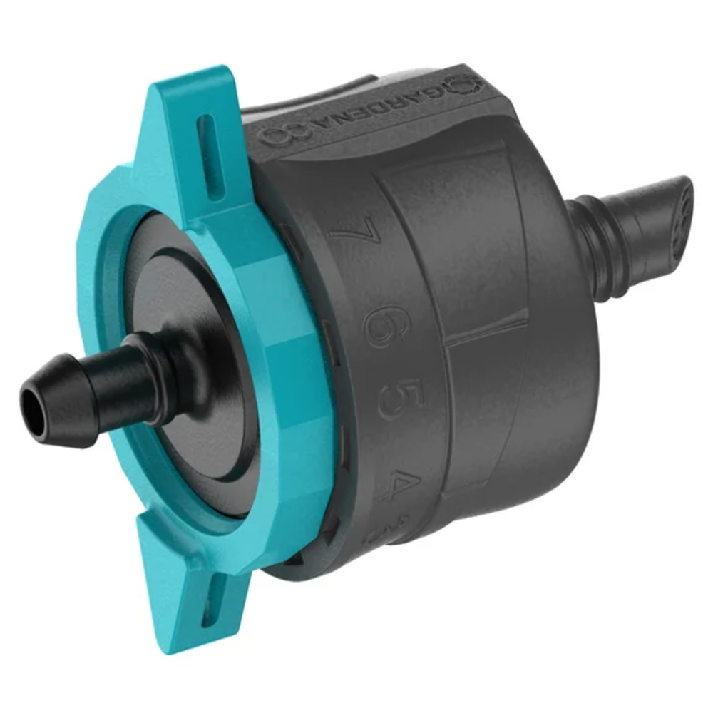 Goutteur fin de ligne réglable et régulateur de pression 1 - 8 l/h - GARDENA - 13304-26
