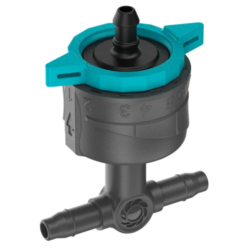 Goutteur en ligne réglable et régulateur de pression 1 - 8 l/h - GARDENA - 13314-20