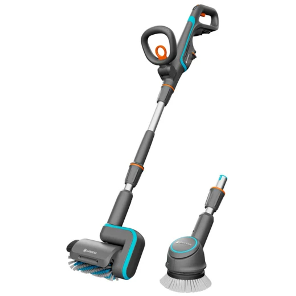 Nettoyeur de terrasse AquaBrush 18V P4A - Universal - sans batterie - GARDENA - 14842-55