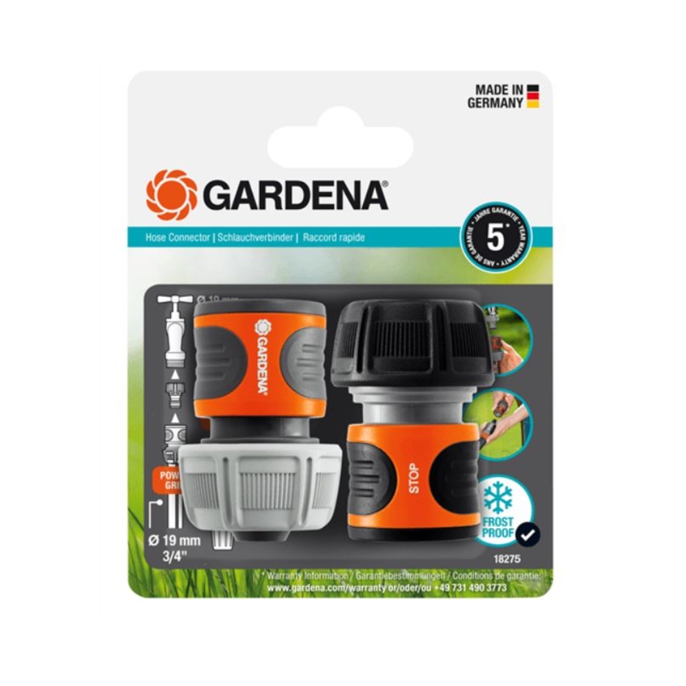 GARDENA Kit de raccords de tuyau 19 mm (3/4