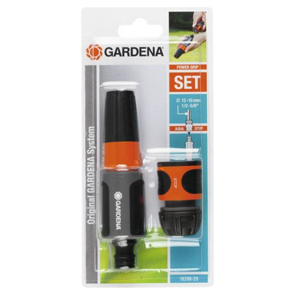 Nécessaire d'arrosage GARDENA 13 mm (1/2') et 15 mm (5/8') - 1828820