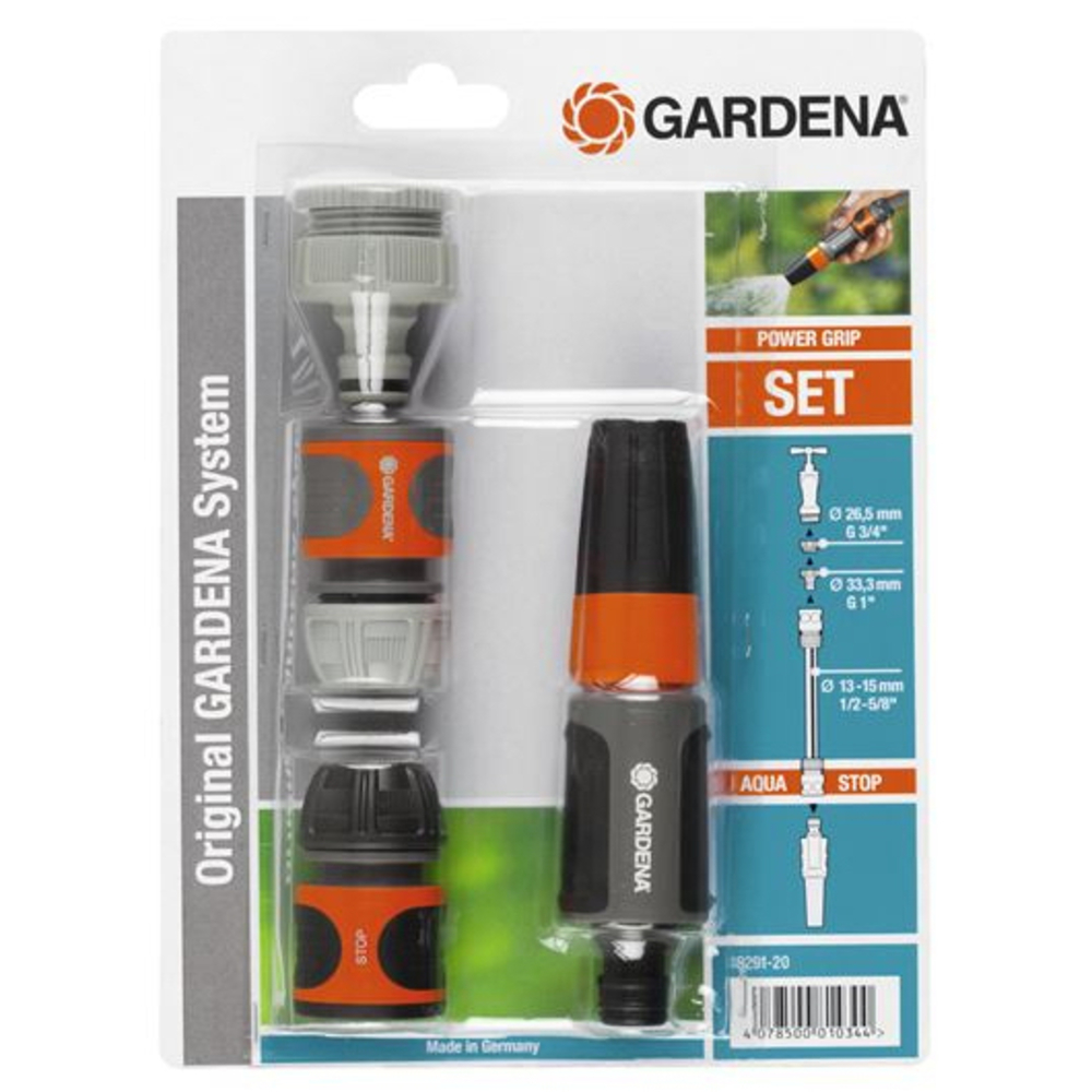 Nécessaire d'arrosage GARDENA 13 mm (1/2') et 15 mm (5/8')- 1829120