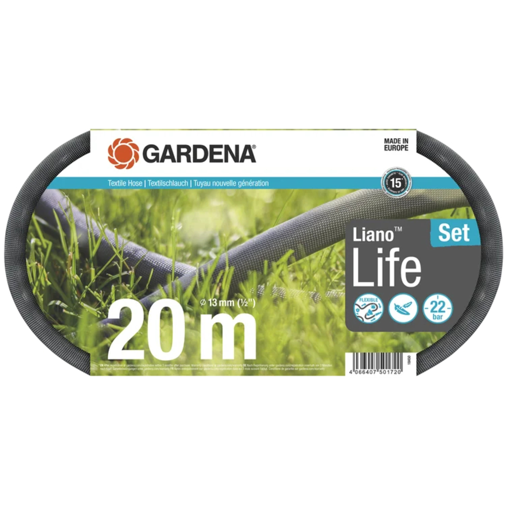 Kit tuyau Liano Life 20 m - GARDENA - 18450-20