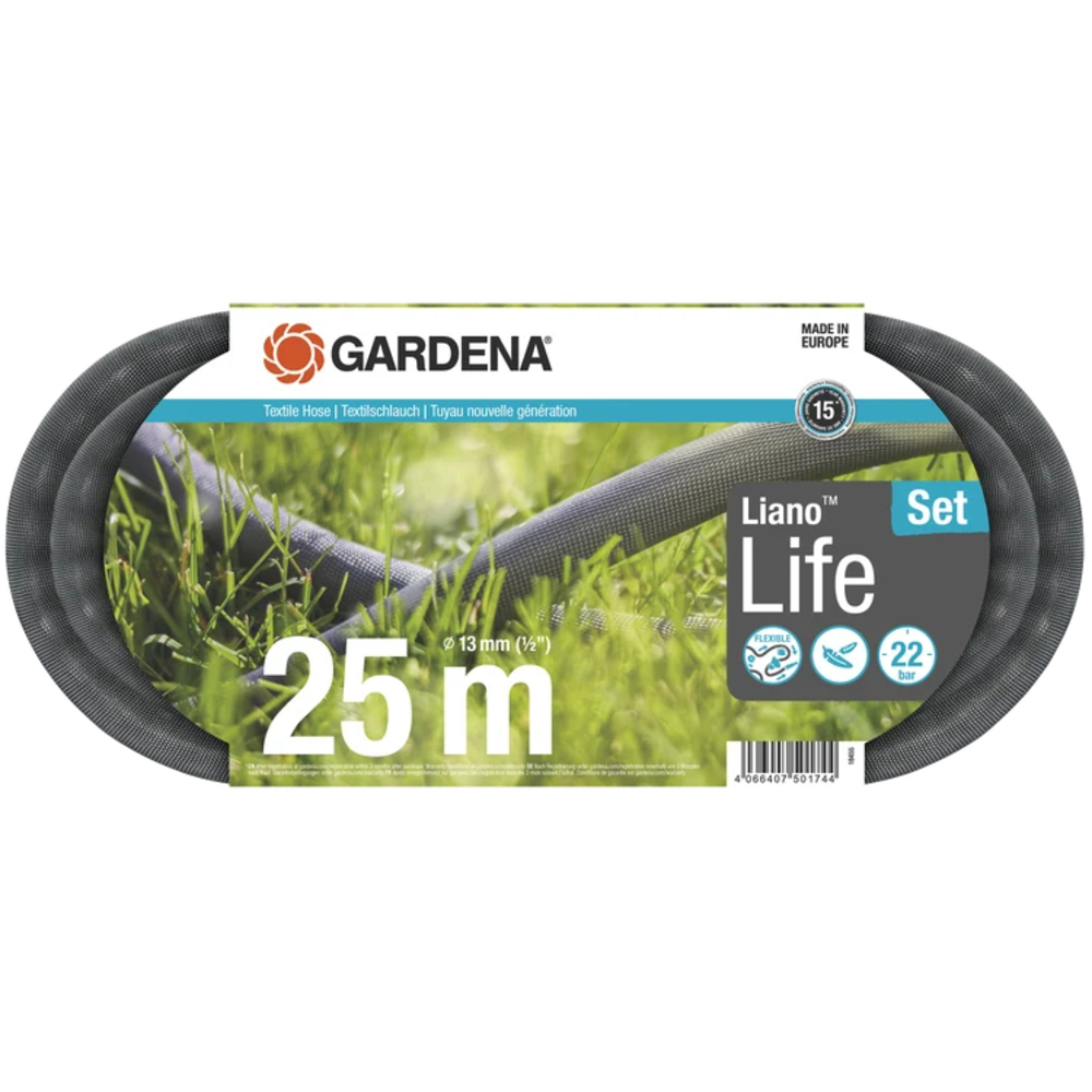 Kit tuyau Liano Life 25 m - GARDENA - 18455-20