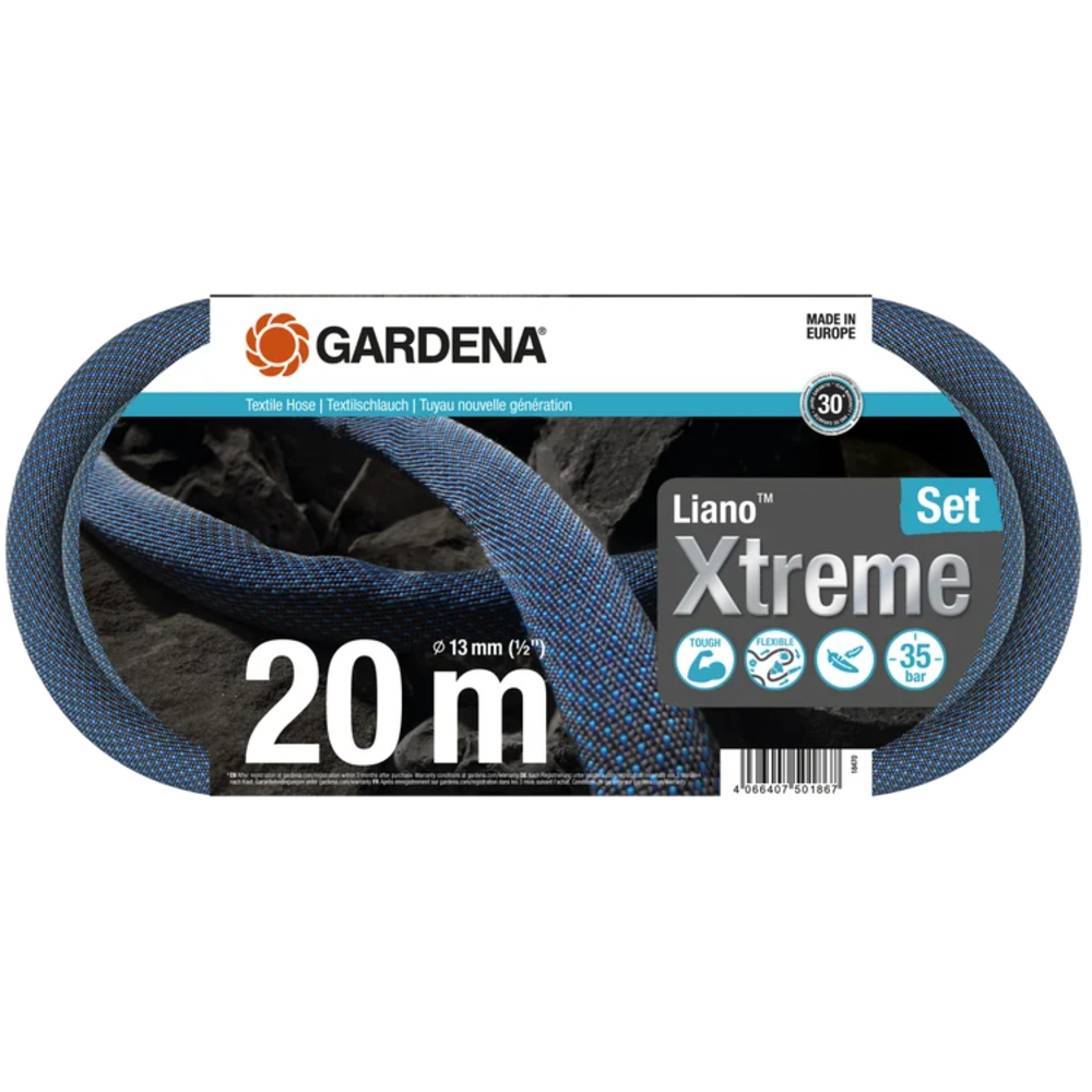 Kit tuyau Liano Xtreme 20 m - GARDENA - 18470-20