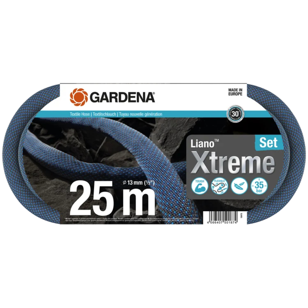 Kit tuyau Liano Xtreme 25m - GARDENA - 18475-20