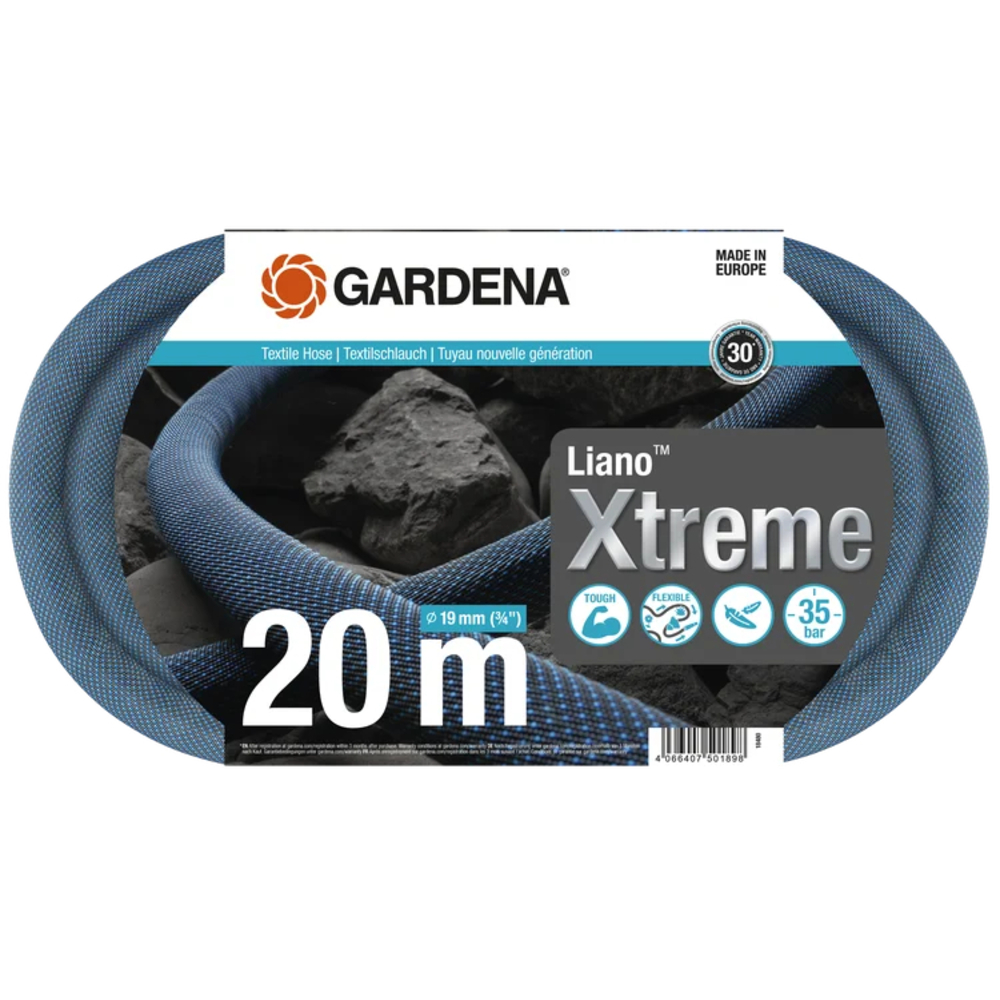 Tuyau textile Liano Xtreme 19 mm (3/4