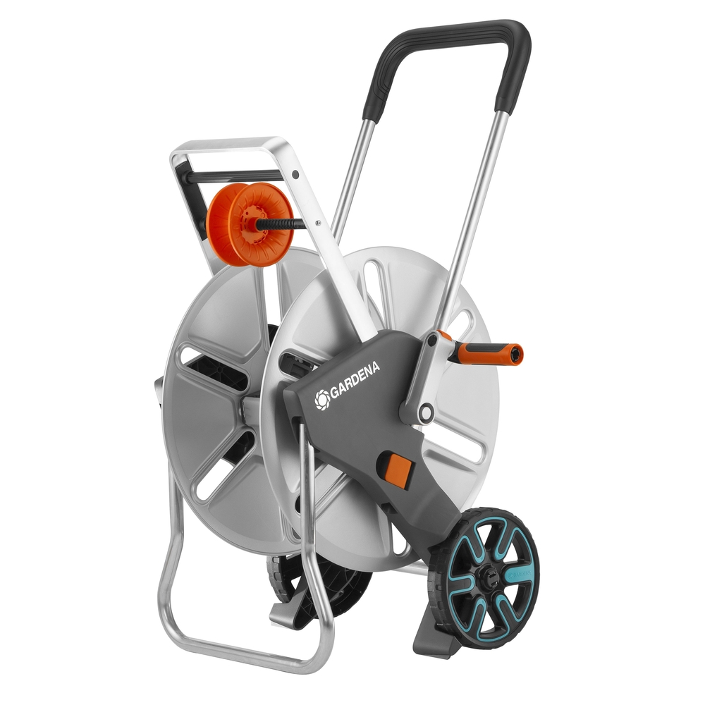 Dévidoir sur roues GARDENA CleverRoll L Easy Metal, sans tuyau - 18550-20
