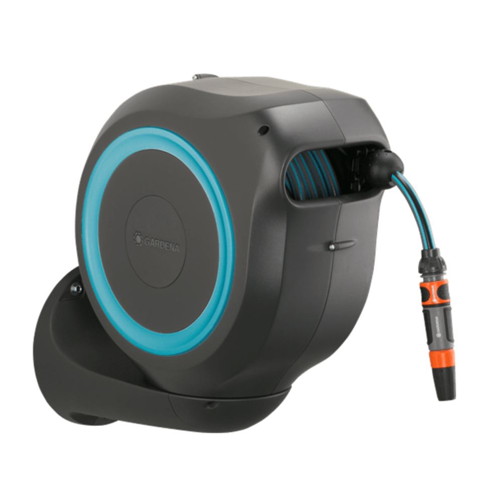 Dévidoir automatique mural RollUp GARDENA M 20 m - 1861020