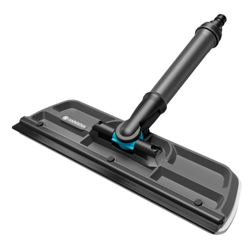 Balai lave-vitre avec raclette et microfibre Cleansystem - GARDENA - 18808-20
