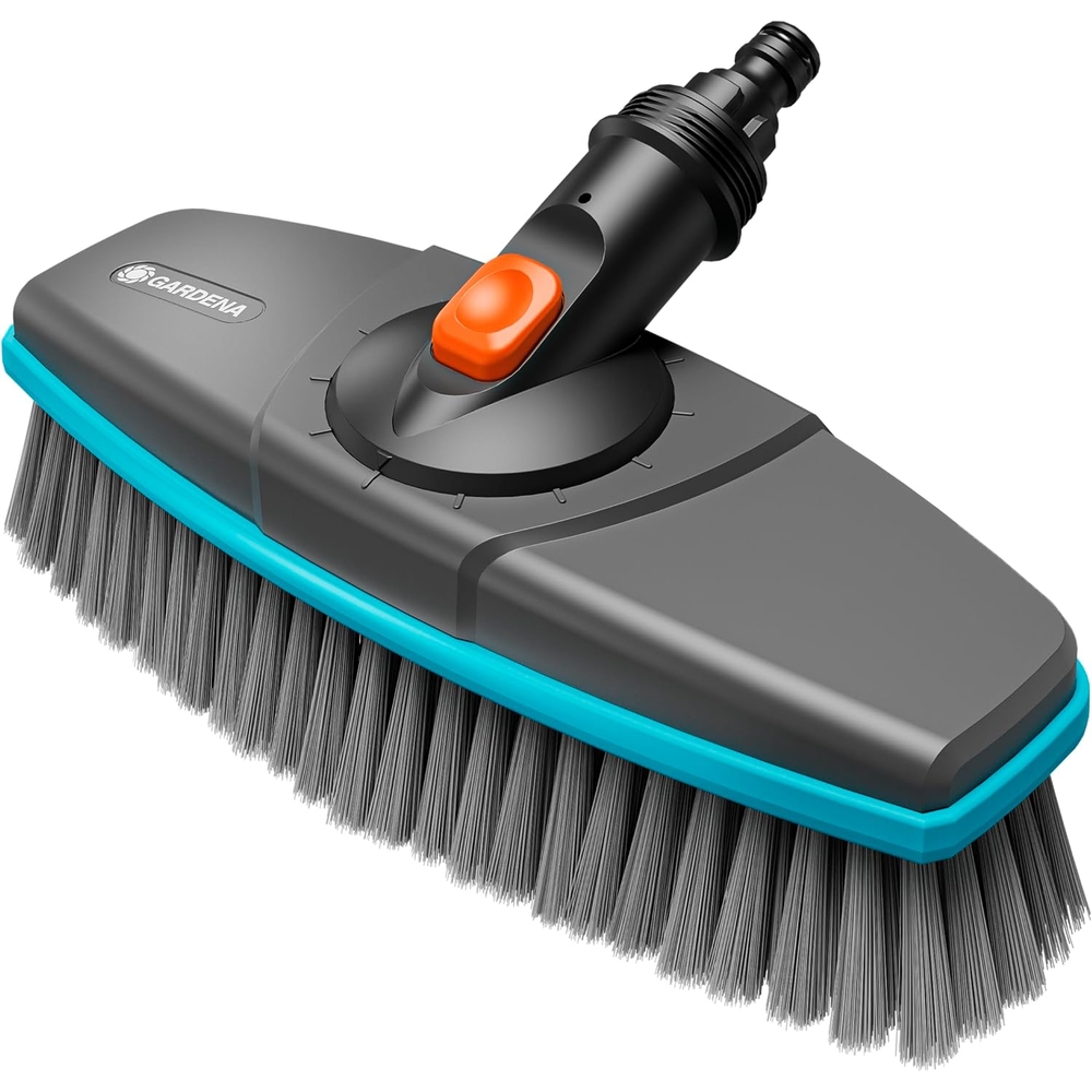 Brosse à poils souples Cleansystem  GARDENA pour grandes surfaces - 18810-20