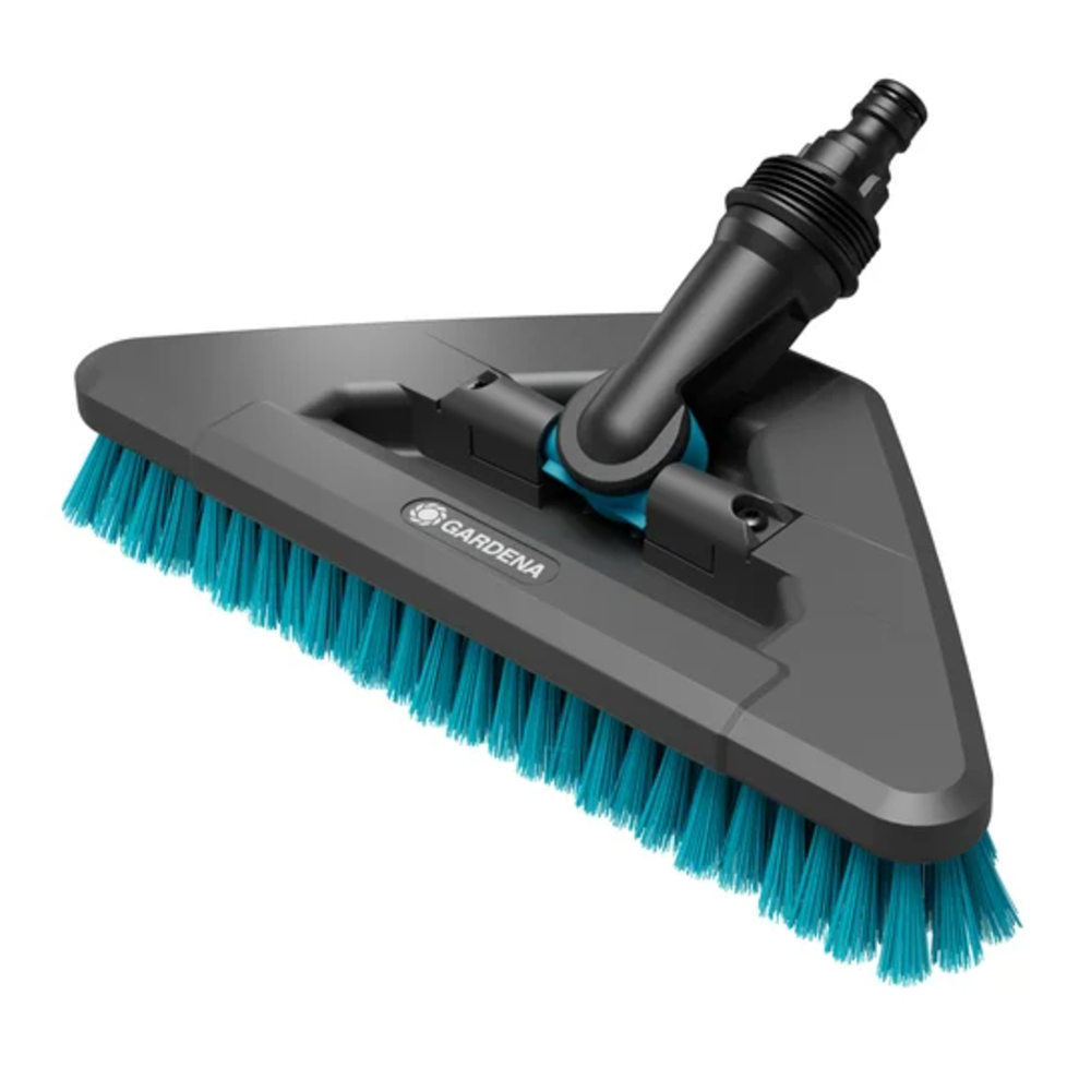 Brosse à manche dure flex Cleansystem pour grandes surfaces résistantes - GARDENA - 18814-20