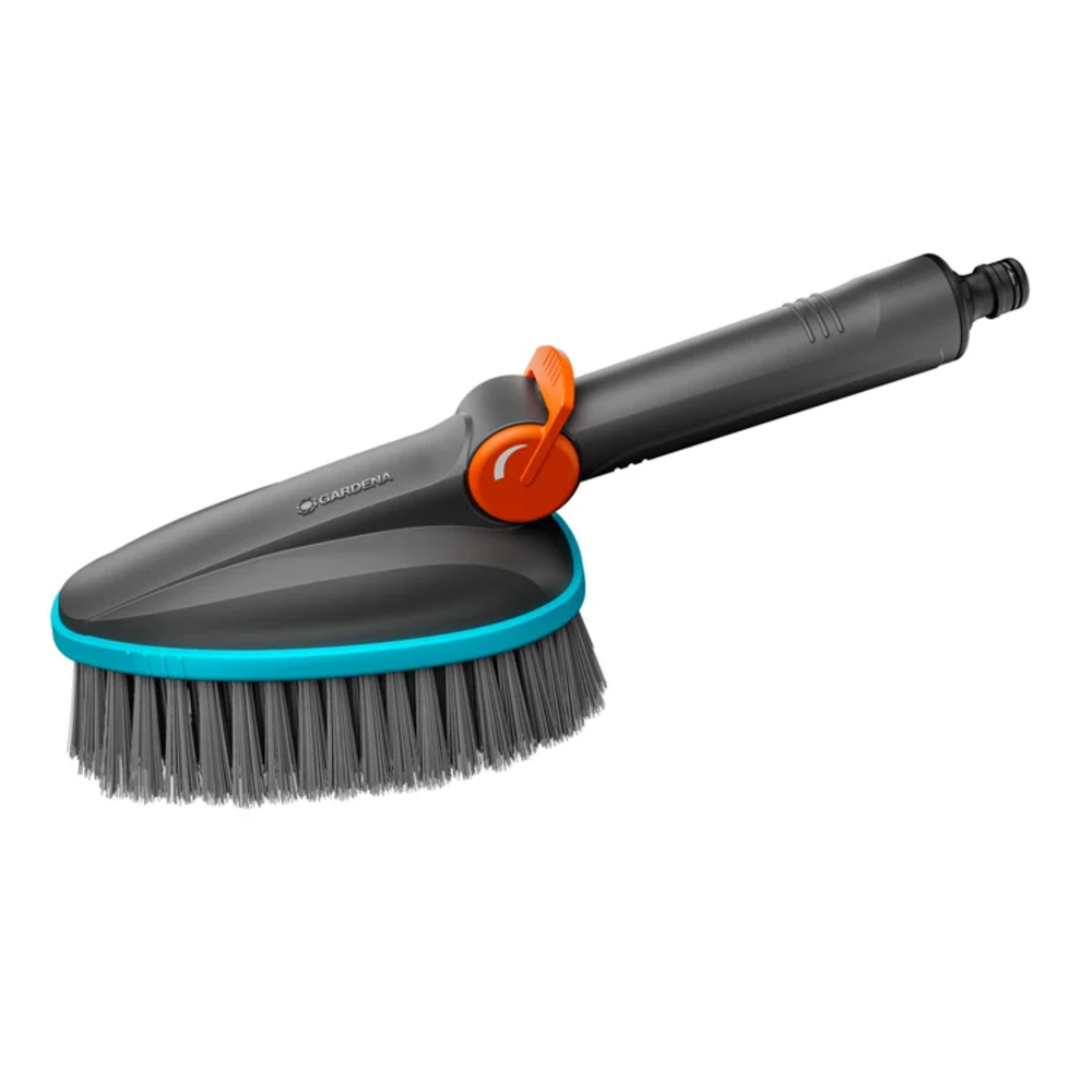 Brosse de lavage à main M souple réglable Cleansystem pour petites surfaces - GARDENA - 18842-20