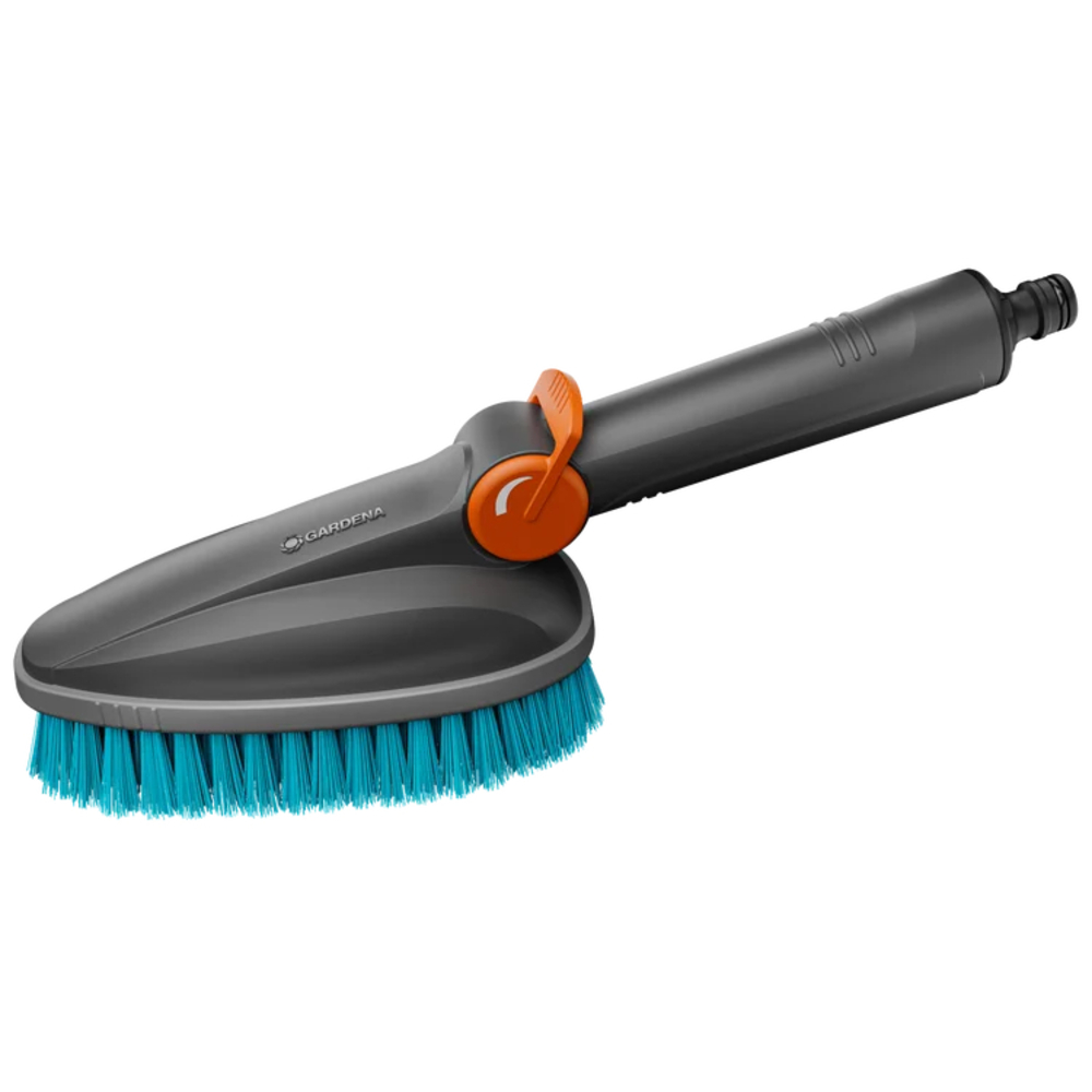 Brosse de lavage à main M dure réglable Cleansystem pour petites surfaces - GARDENA - 18846-20