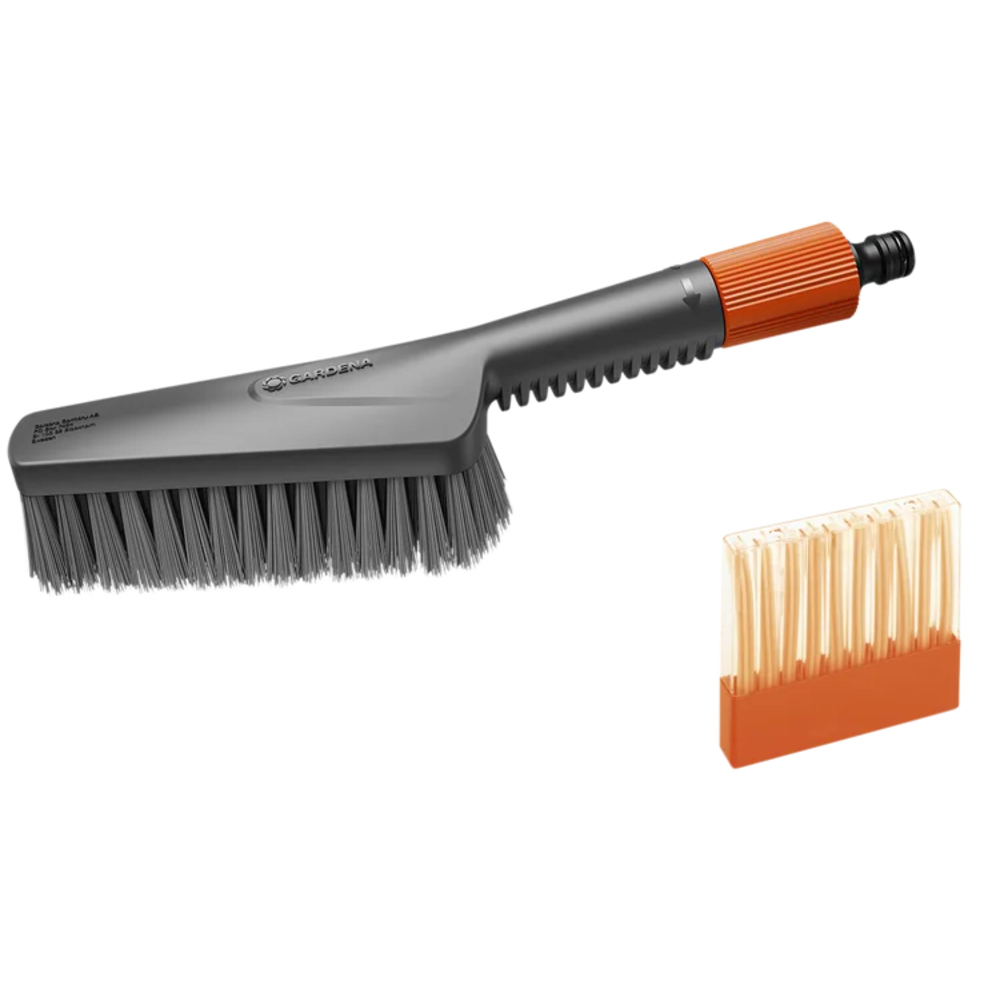 Kit brosse de lavage à main S souple + bâtonnets de savon Cleansystem - GARDENA - 18860-20