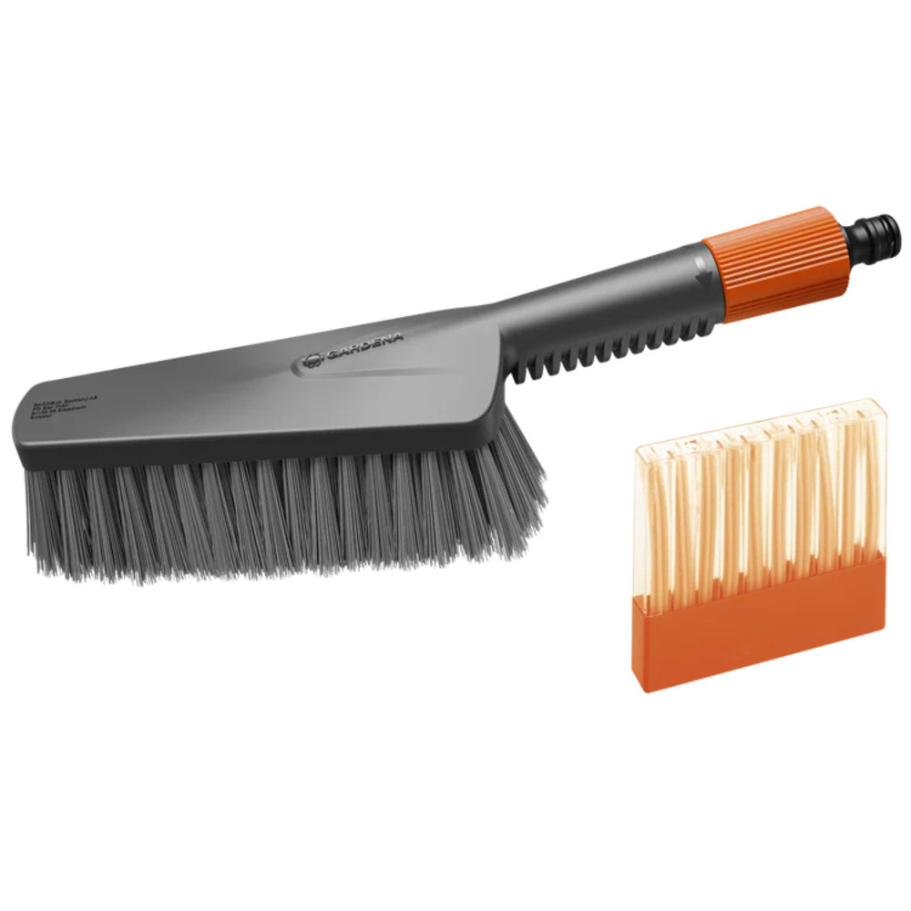 Kit brosse de lavage à main M souple + bâtonnets de savon Cleansystem - GARDENA - 18863-20