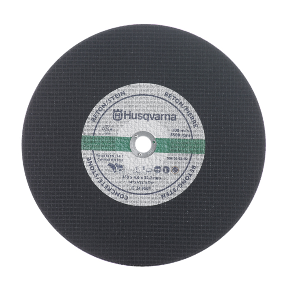 DISQUE ABRASIF HUSQVARNA Ø 300 MM ALESAGE 20.0 - 504000402