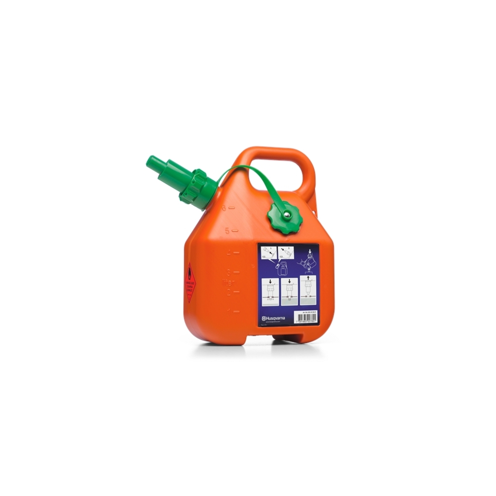 Bison d'essence avec bec verseur anti-refoulement 6L HUSQVARNA - 505 69 80-01