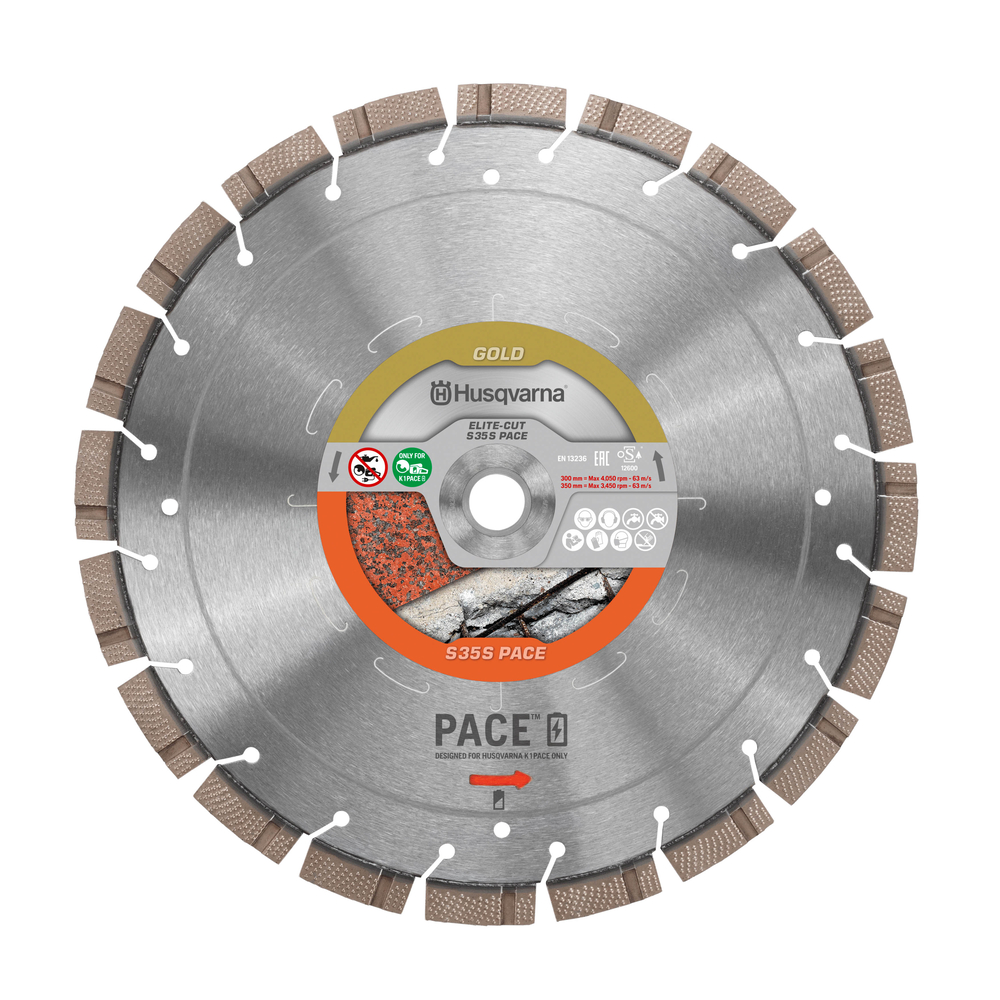 DISQUE ELITE-CUT S35 BAT SPECIAL K1 Ø350MM HUSQVARNA - 529664001