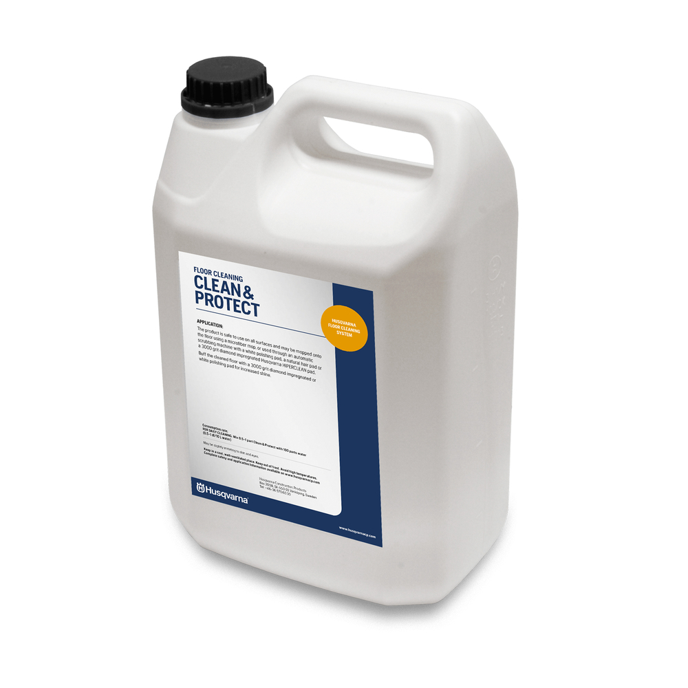CLEAN & PROTECT 5 LITRES (Nettoyage et entretien des sols polis) HUSQVARNA - 529755203