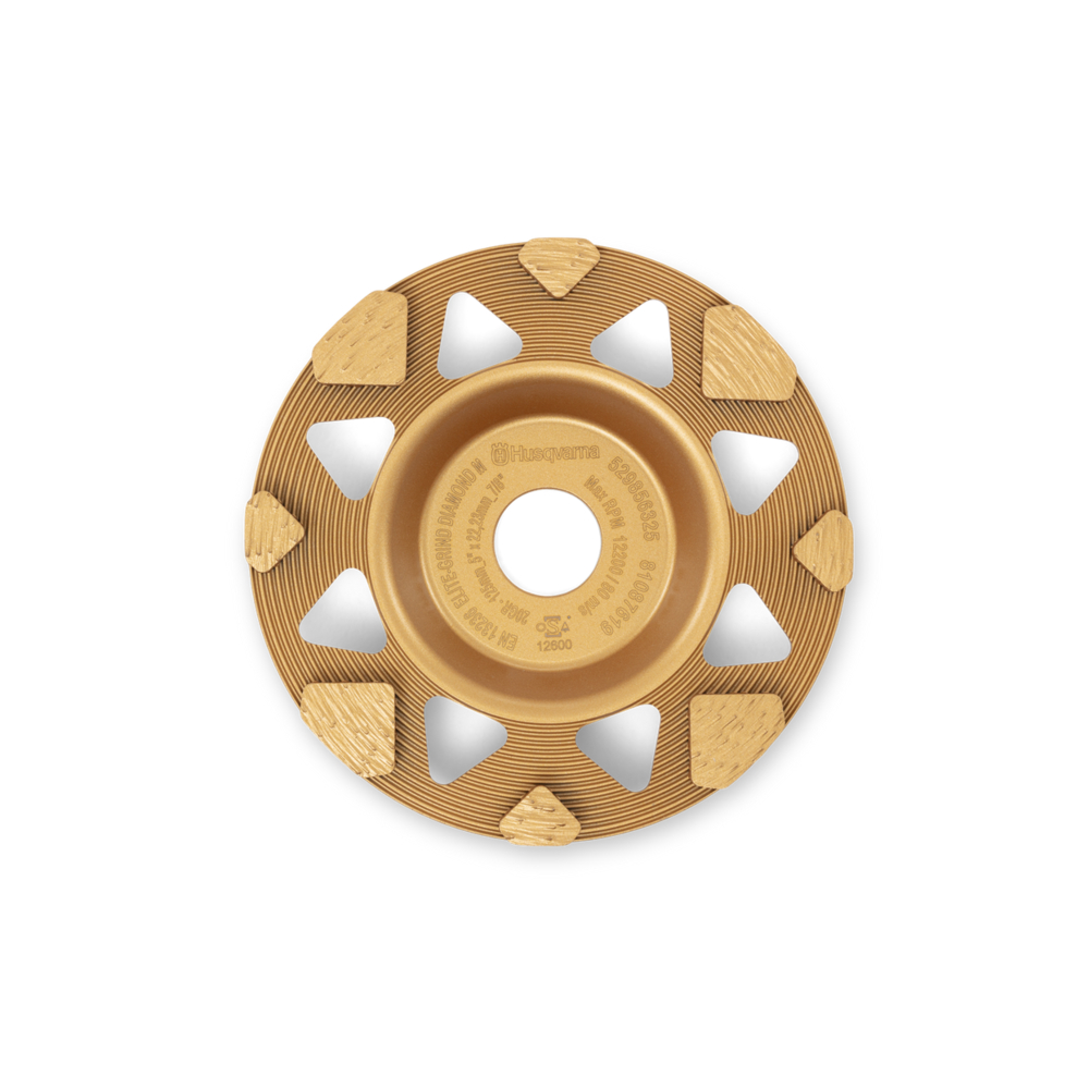 Meule de surfaçage Série M EDGE 2 diamètre 180 mm grain 25 sols abrasifs à moyennent dur HUSQVARNA - 529 85 63-80