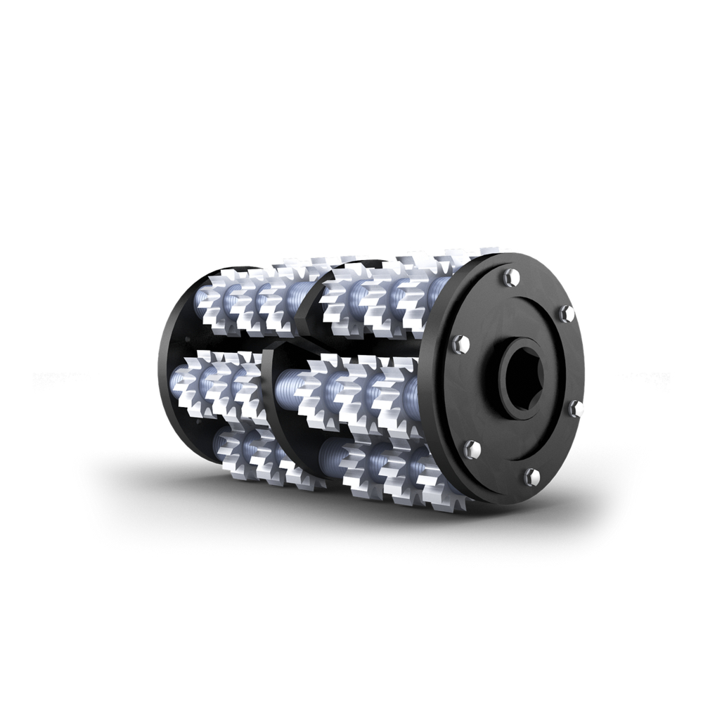 Tambour complet équipé MPL75 / BMP-265 fraise type à 5 pointes HUSQVARNA - 533 51 90-01
