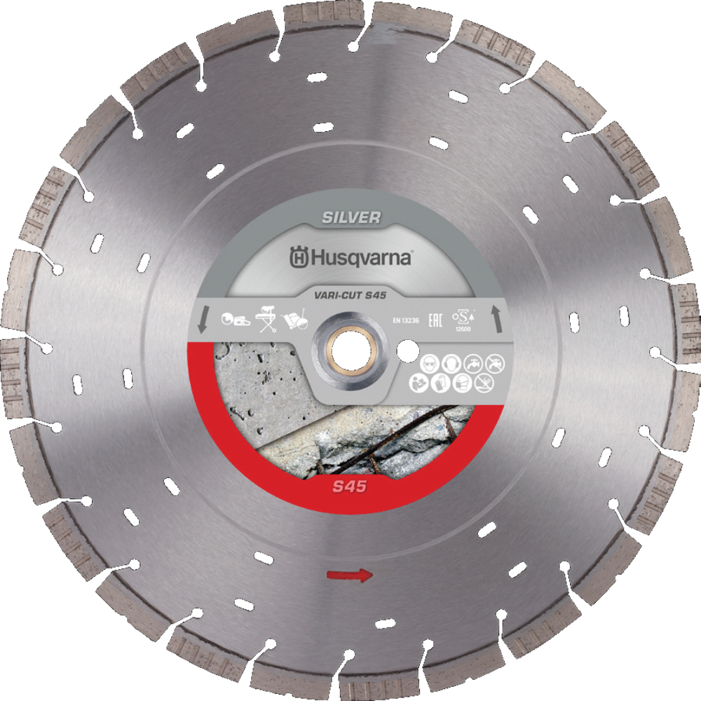 Disque diamant HUSQVARNA VARI-CUT S45 pour béton et briques - 5349721100
