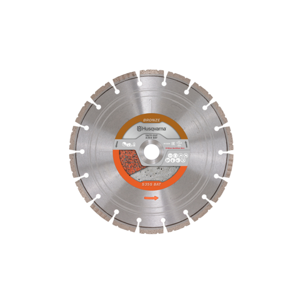 Disque diamanté TACTI-CUT S35S BAT HUSQVARNA - 536 58 84-02