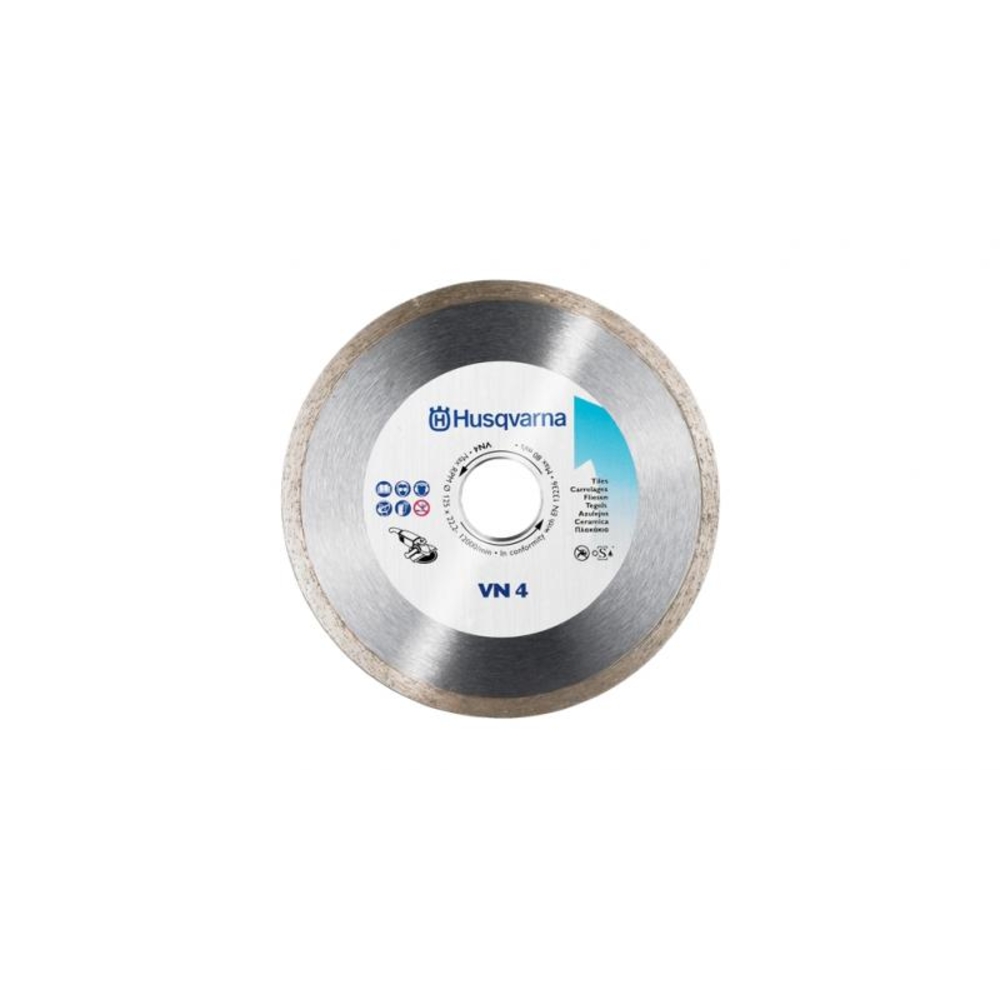 DISQUE DIAMANT HUSQVARNA VN 4 Ø 125 AL 22,2 CARRELAGE DUR ET VITRIFIÉ, FAÀ¯ENCE, MARBRE - 543067172