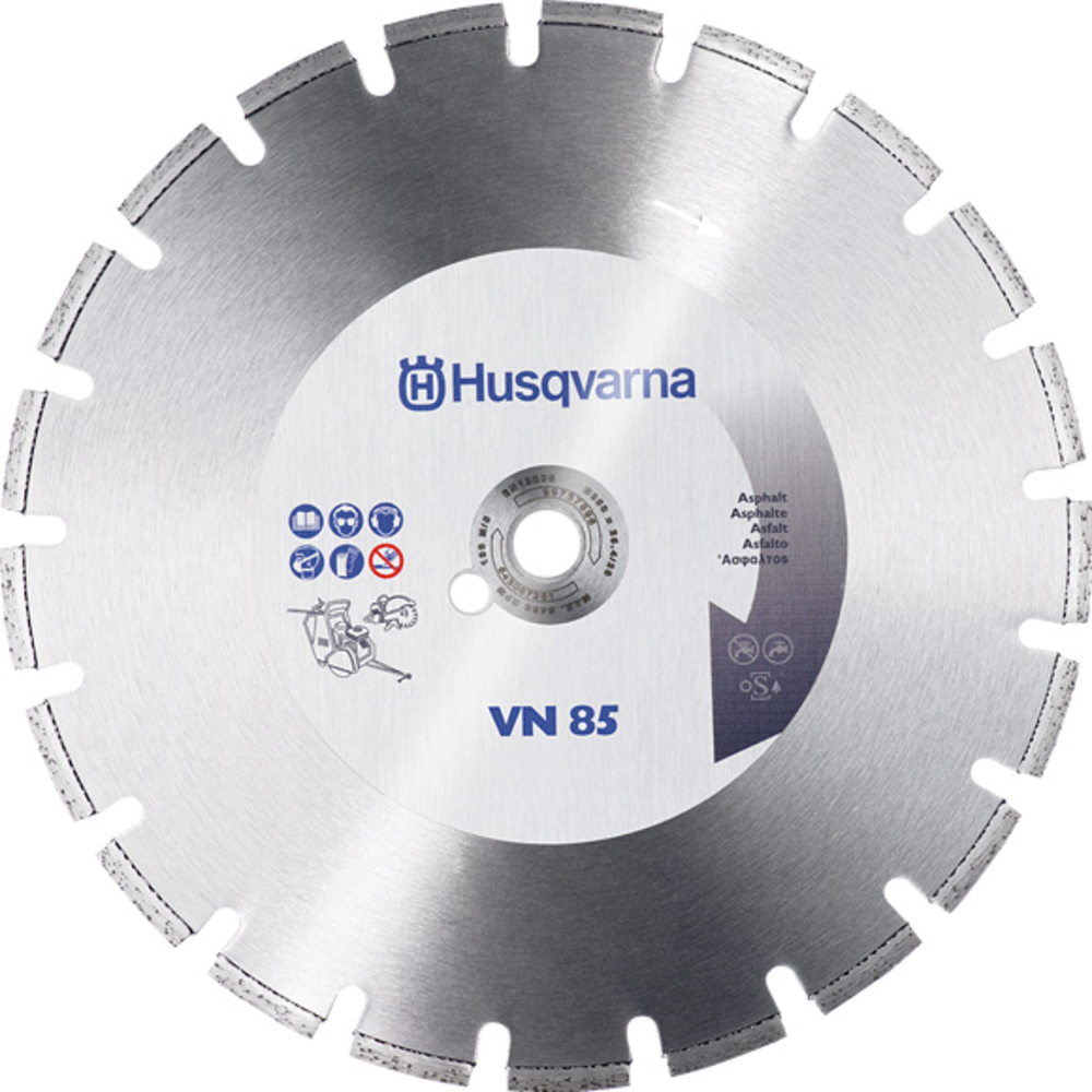DISQUE DIAMANT HUSQVARNA VN 85 Ø 450 AL 25,4 ASPHALTE -543067253