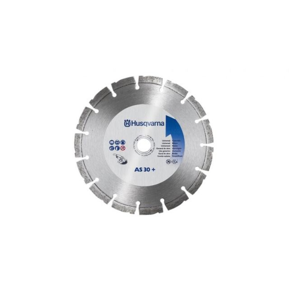 DISQUE DIAMANT HUSQVARNA AS 30+ Ø 115 AL 22,2 - BÉTON ARMÉ OU NON, MATÉRIAUX DE CONSTRUCTION -543081939