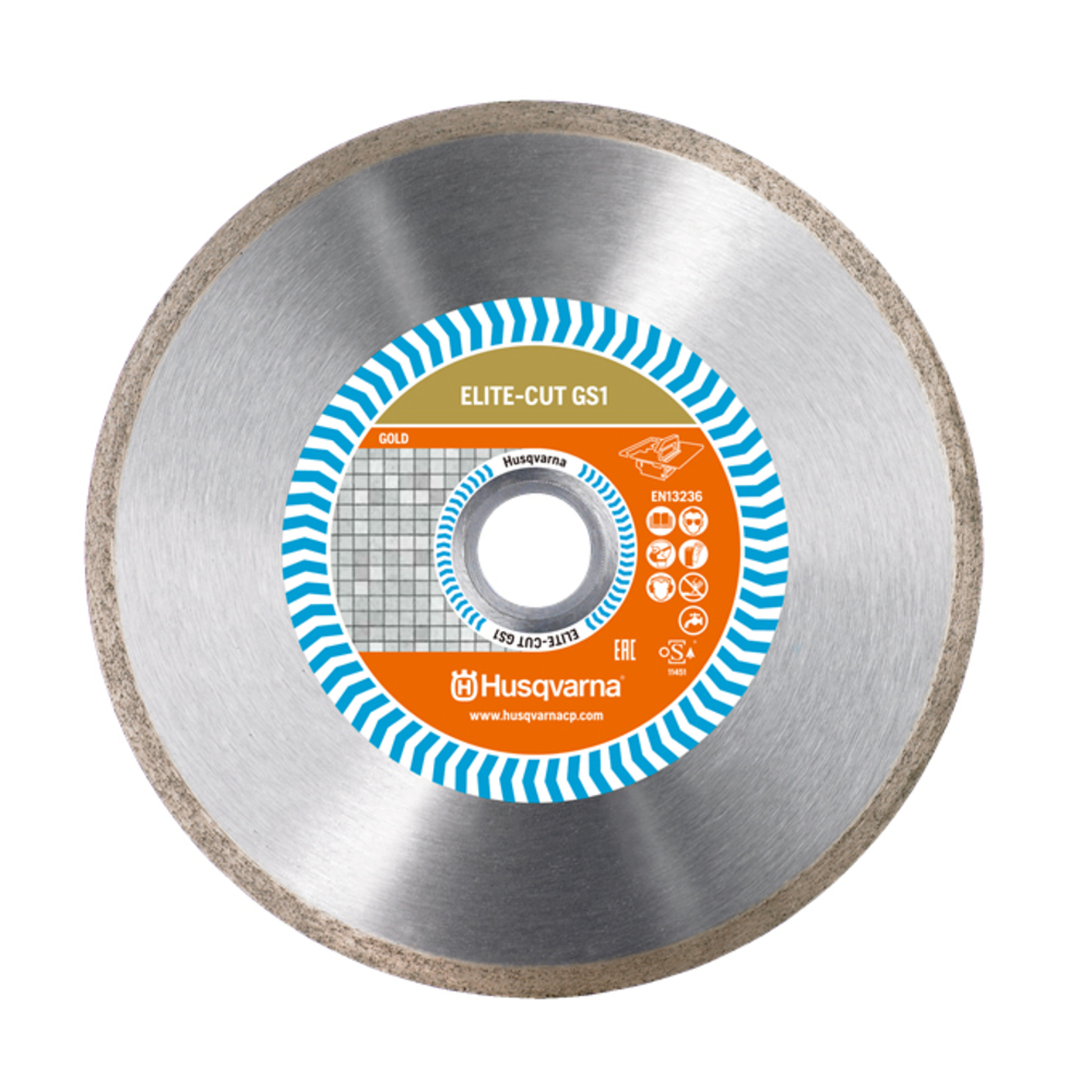 DISQUE DIAMANT HUSQVARNA ELITE CUT POUR SCIE SUR TABLE ET SCIE DE CARRELAGE GS 1 Ø 230 - 579803280