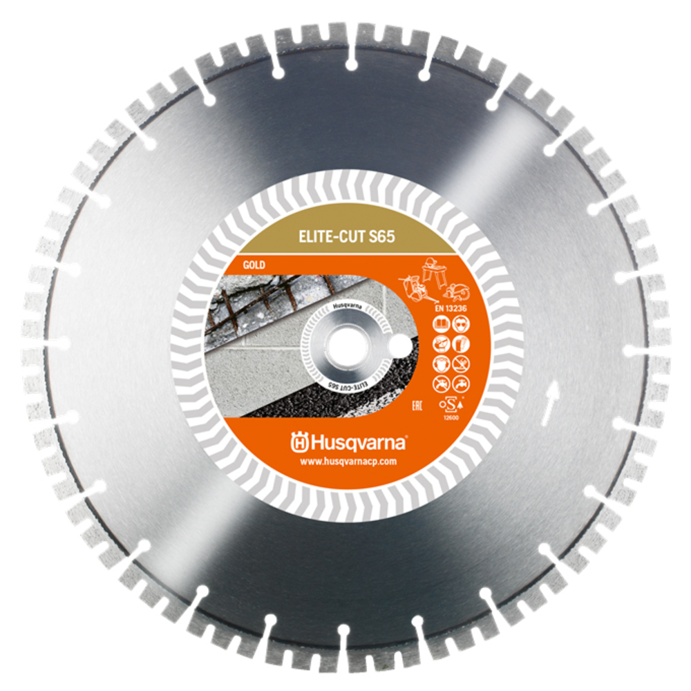 DISQUE DIAMANT HUSQVARNA ELITE CUT S65 Ø 300 AL 25,4/20 - 579811910