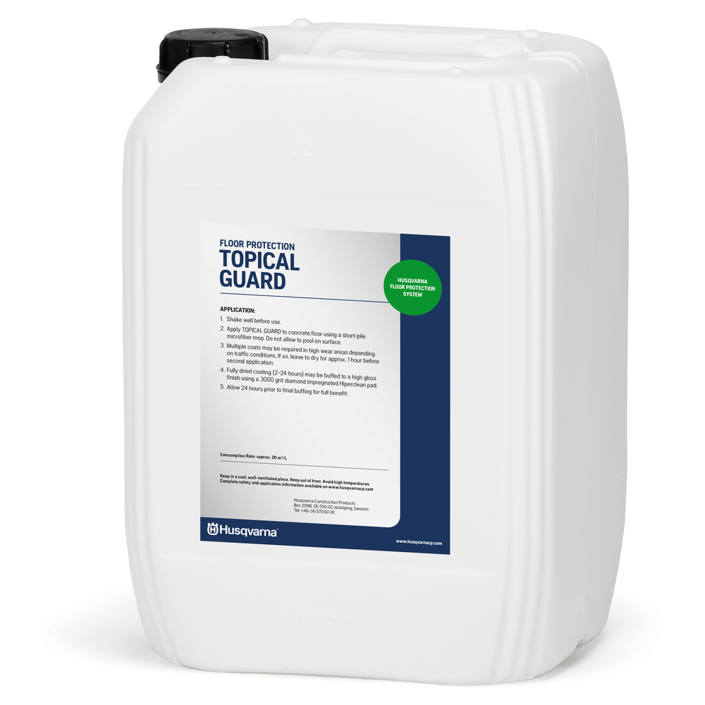 Bidon TROPICAL GUARD 20 LITRES (hyper brillance, filmogène pour une étanchéité des sol HUSQVARNA - 580502906