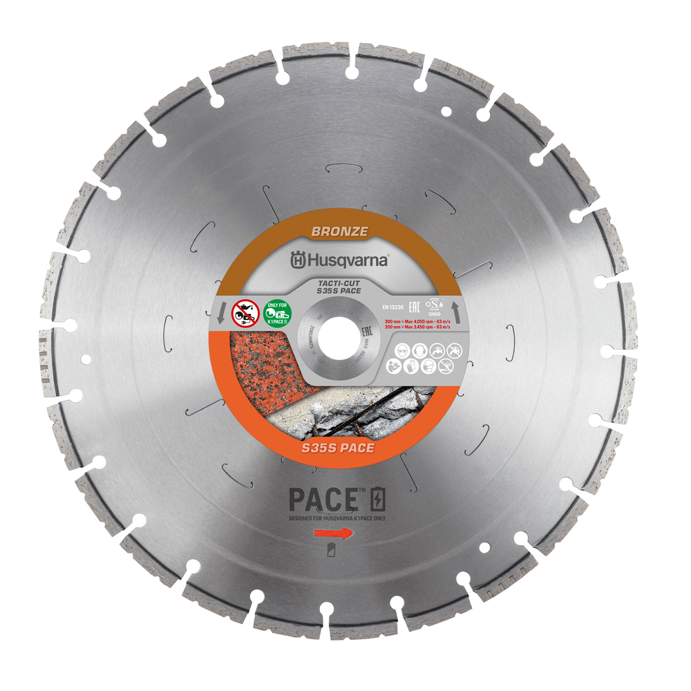 Disque diamanté DISQUE TACTI-CUT S35 BAT SPECIAL K1 Ø300MM HUSQVARNA - 598 71 49-01