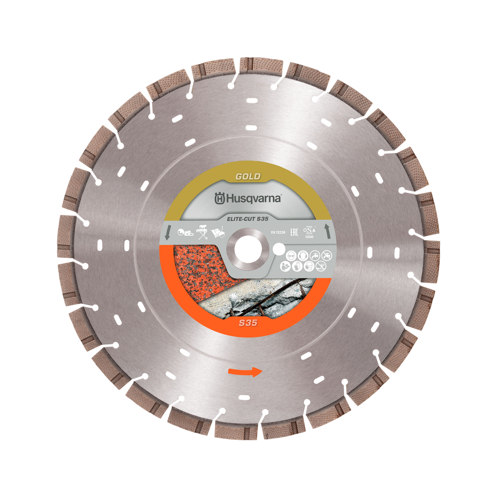 Disque diamant HUSQVARNA ELITE-CUT S35 15 25.4 EXO-GRIT - 5994946100