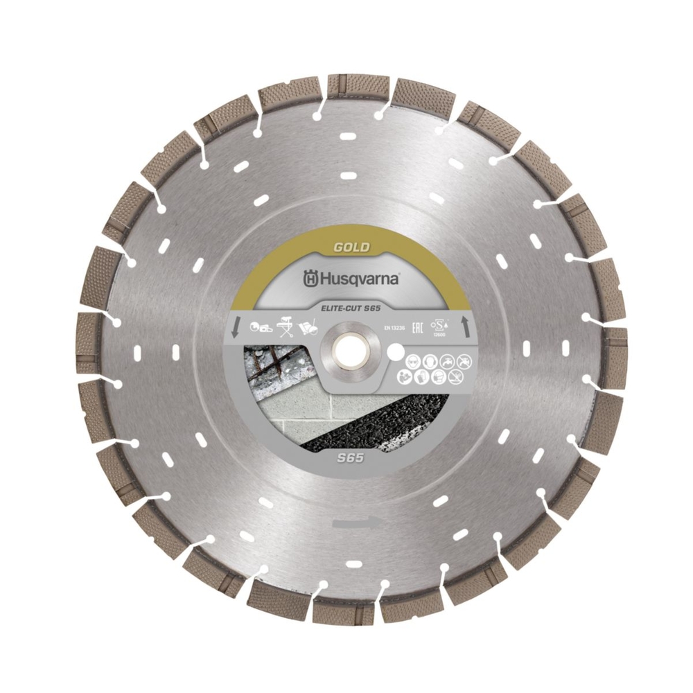 Disque diamant HUSQVARNA ELITE-CUT S65 mixte alésage 25,4/20 - 5994948100
