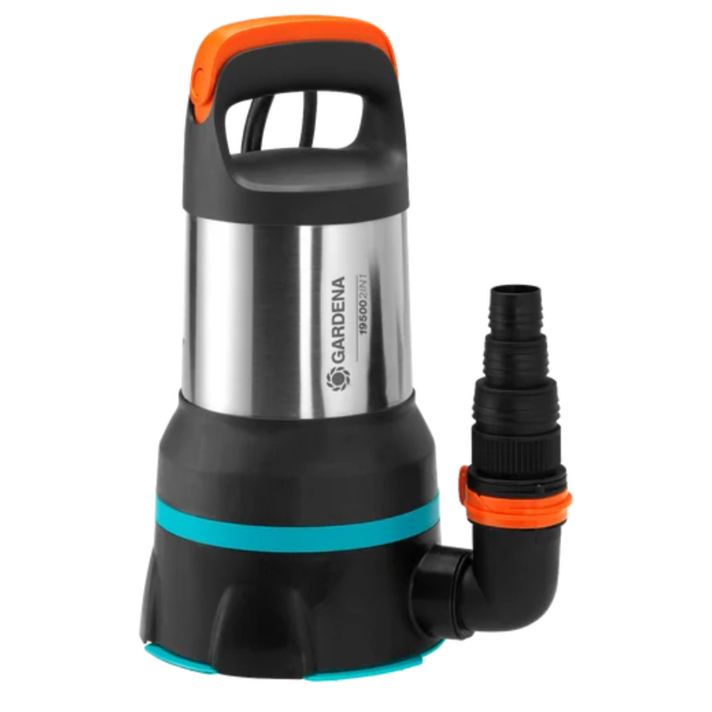 Pompe d'évacuation eaux claires et eaux chargées 19500 Aquasensor - GARDENA - 9049-20