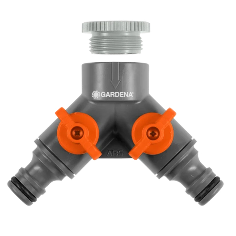 Sélecteur d'arrosage 2 voies 20/27 ou 26/34 - GARDENA - 940-26