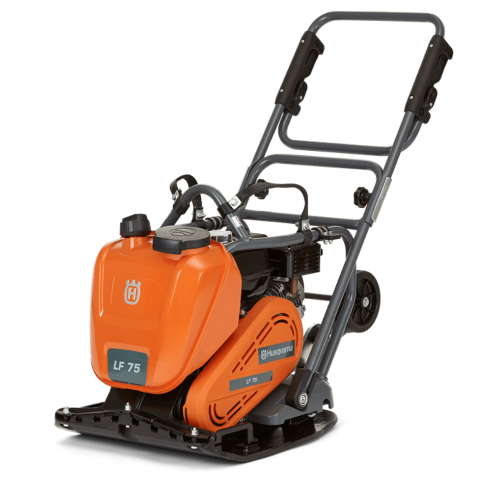 Plaque vibrante essence HUSQVARNA LF 75 LAT semelle 500mm Honda GX160 3,6 kW 967854906