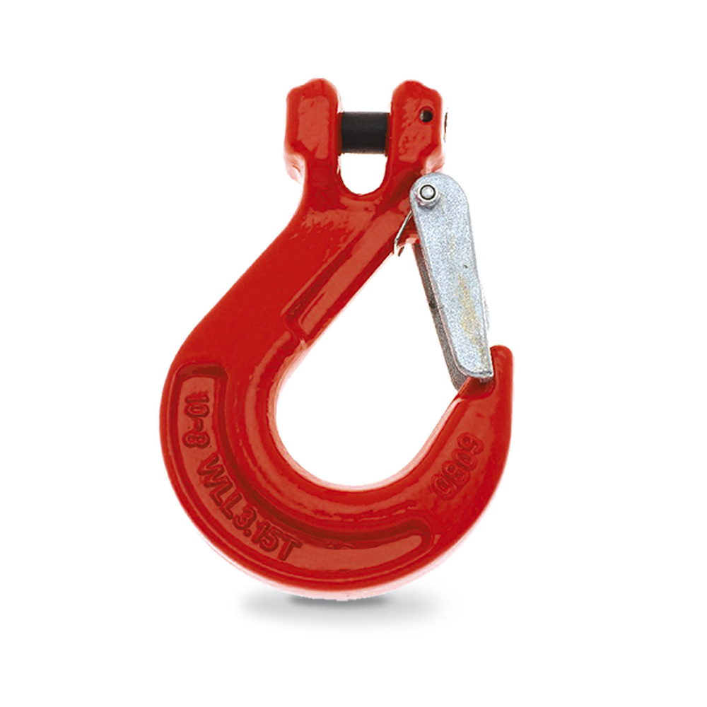 CROCHET A CHAPE A LINGUET DE SECURITE D10 ID MAT - CHRU010